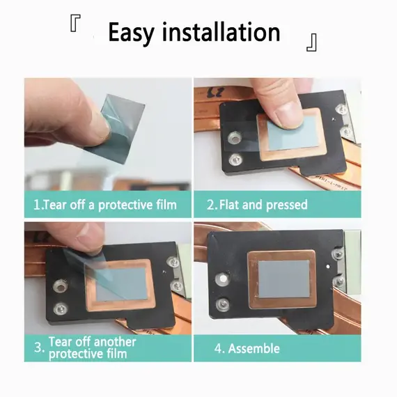 Honeywell PTM7950 8.5W Phase Change Silicone Pad Sheet Laptop Phase Change Silicone Grease CPU Thermal Conductive Paste Pad