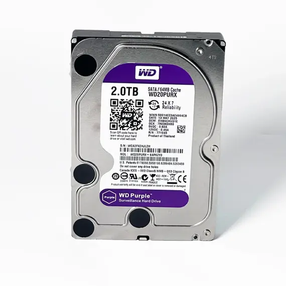 Western Digital 4TB 3TB 2TB 1TB WD Purple Surveillance Internal Hard Drive HDD - SATA 6 Gb/s, 64 MB Cache, 3.5"  1TB-WD10EJRX