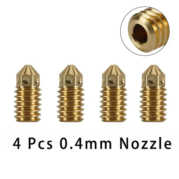 Hotend Kit For Bambu Lab A1/A1 Mini High Flow 0.2/0.4/0.6/0.8mm Hardened Steel Nozzle Quick Swap Hot End Assembly Replacement