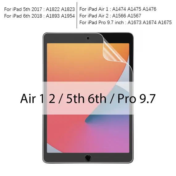 2PCS Paperlike Screen Protector For iPad 13 11th M4 M5 12.9 Air 11 M2 M3 5 4 3 10 9 9th 10th Generation Mini 6 7 Feel Paper Film