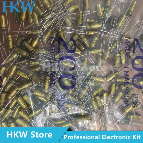 10pcs NICHICON FW Series Electrolytic Capacitors HIFI Audio Capacitor 6.3V 16V 25V 35V 50V 63V 100V 1UF 10UF 220UF 330UF 470UF