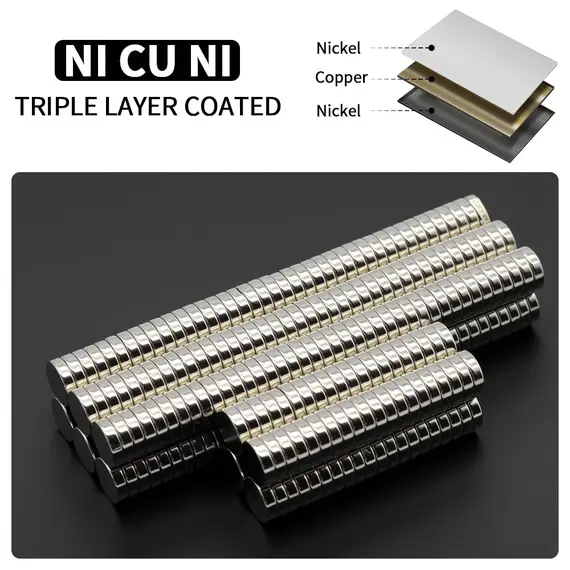 10x3mm Powerful Neodymium Magnet  N35 NdfeB Permanent Magnetic imanes Round Super Strong Fridge Magnets DIY