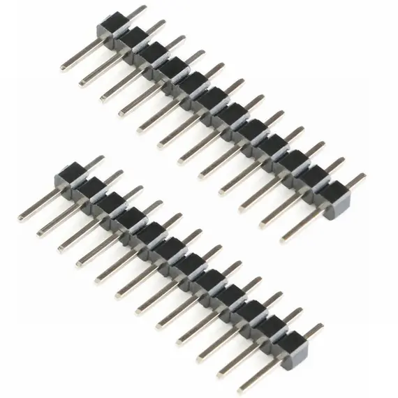2.54mm Single Row Male PCB Board Pin Header Connector with Pin Header 2/3/4/5/6/8/10/12/20/40 Pins for Arduino