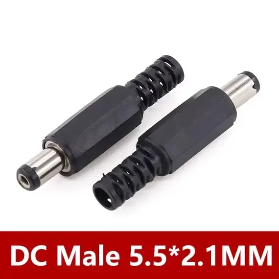 10/50PCS 5/10Pcs DC Power Supply Jack Socket Female Panel Mount Connector 5.5 2.1mm Plug Adapter 5.5x2.1 DC-022B