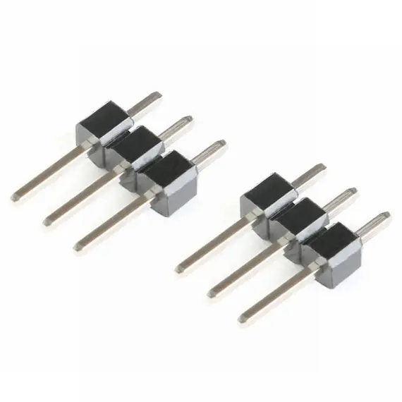 2.54mm Single Row Male PCB Board Pin Header Connector with Pin Header 2/3/4/5/6/8/10/12/20/40 Pins for Arduino