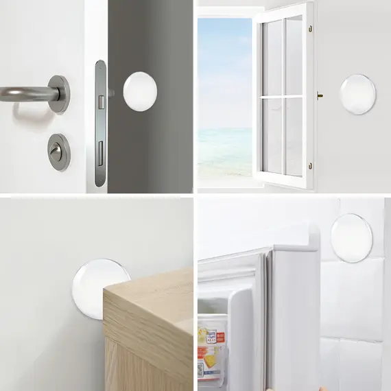 Round Self-Adhesive Clear Door Stopper Rubber Damper Buffer Cabinet Muffler Wall Protector Door Handles Bumper Protective Plug