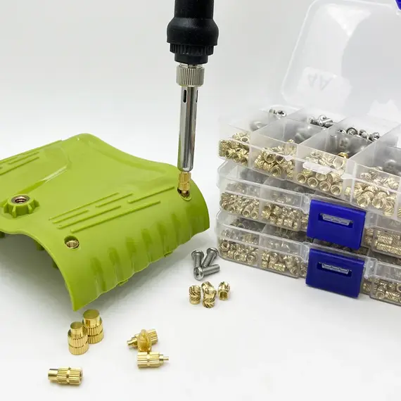 Heat Insert Nut Stainless Screw TS100 Soldering Iron Tip Insert Internal Thread Head  Brass Hot Melt Insert Nuts Bolt Insertion