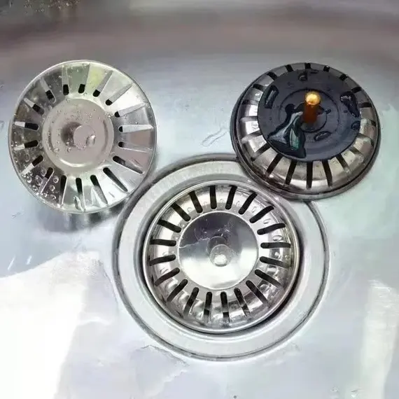 1pc/2pcs Kitchen Sink Strainer Stopper Waste Plug Sink Filter Filtre Sink Strainer Filter Floor Drain Kitchen Tools