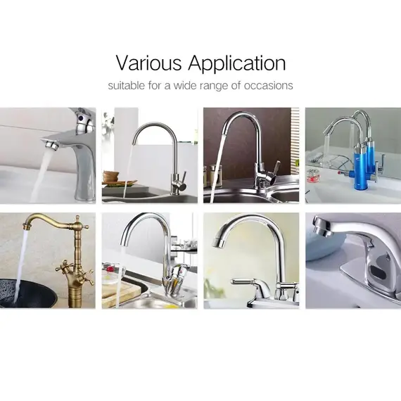 1Pc 360 Degree Swivel Brass Faucet Aerator Water Bubbler Saving Tap For Bathroom Kitchen Bidet Faucet Filter Mesh Accessories