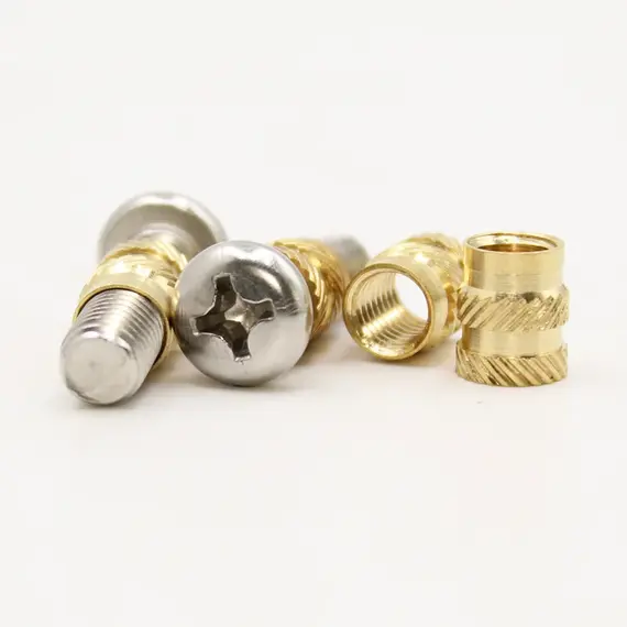 Heat Insert Nut Stainless Screw TS100 Soldering Iron Tip Insert Internal Thread Head  Brass Hot Melt Insert Nuts Bolt Insertion