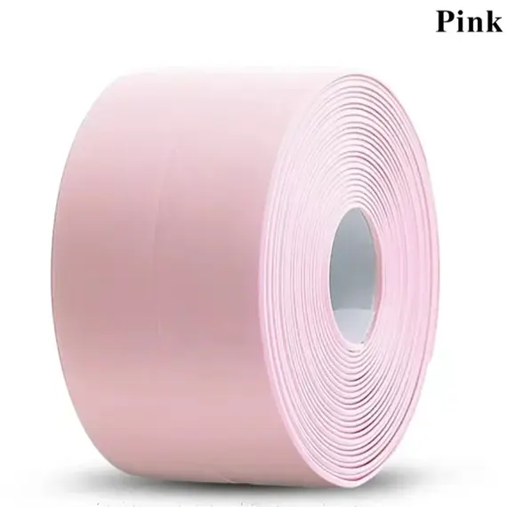 1 Roll of Waterproof and Mold Proof Toilet Sealing Strips,Kitchen Bathroom Self-adhesive Sealing Tapes Bathroom Waterproof Tape