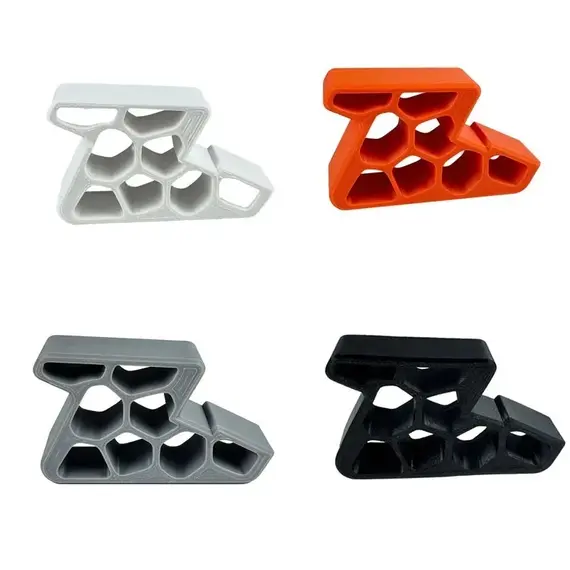 1/2/4pcs Heavy Duty Non Slip Window/Balcony Door Stop with Track Lock - Easy To Install Remove, Anti-Wind Holder Honeycomb Hole