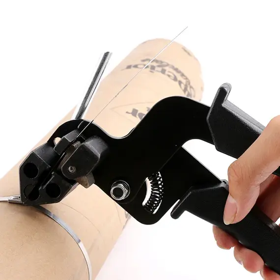 Automatic Zip Tensioning Tool Cable Ties Plier Cable Ties Guns Stainless Steel Hand Fastening Strap Cutting Wrap Tool