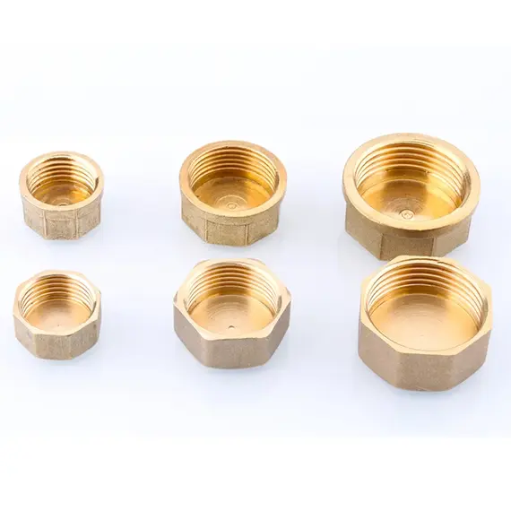 G1"1/4"1/8"3/8"1/2"3/4"G2" BSP Female Threaded Brass Pipe Hex Head Brass Stopper End Cap Plug Plumbing Fitting Connector Adapter