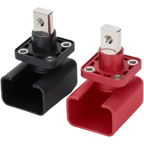 2pcs All Copper Lithium Battery Terminal Battery Connector Energy Storage Terminal High Current Copper Terminals