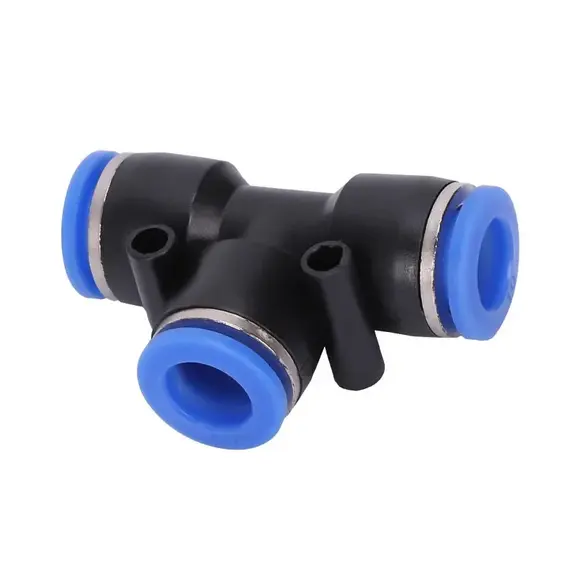 10PCS PE/PEG Plastic Quick Connector - 4-12mm Push In Fitting for Air Hose & Tube, Industrial & Home Pneumatic Systems​