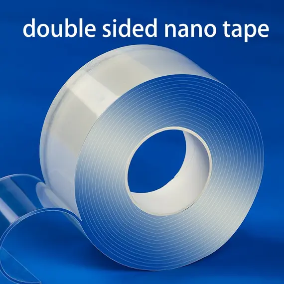 Double Sided Nano Tape Transparent Reusable Waterproof Adhesive Strong Tapes Cleanable Kitchen Bathroom Supplie
