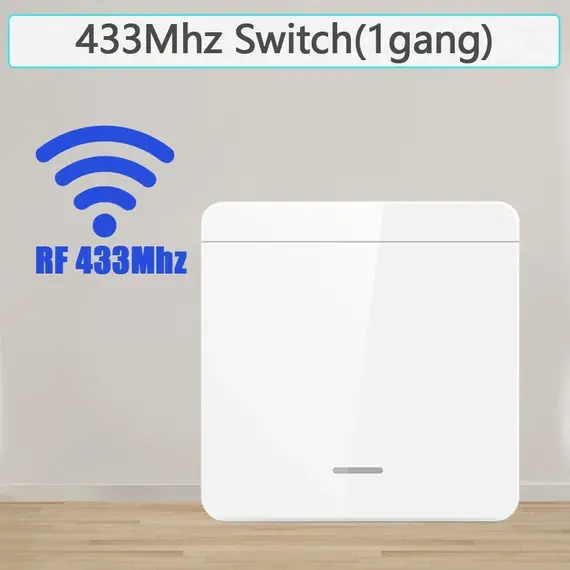 RF 433Mhz Remote Control Wireless Light Wall Switch  Interruptor Smart Lighting Switch For Lamp LED 10A 110V 220V