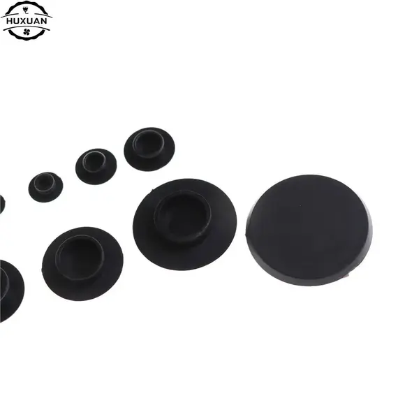 10PCS M5-24 Practical Black Hex Socket Fasteners Screws Covers Caps Allen Bolt Screw Nut Round Head Cover Cap Protector