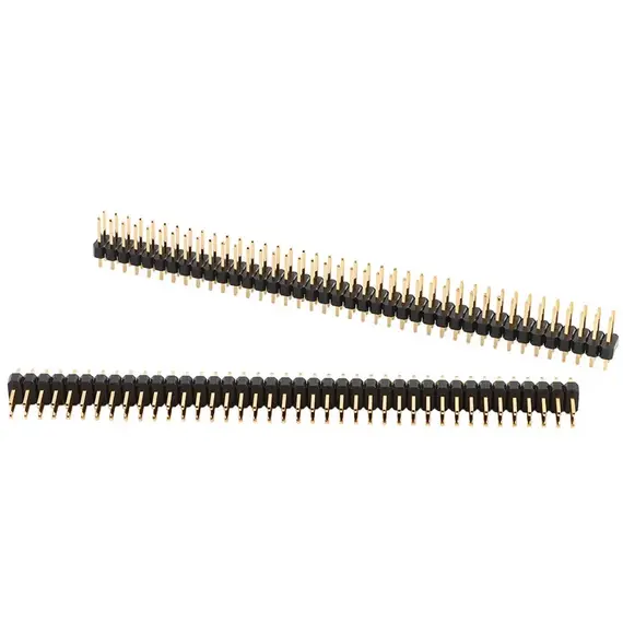 5Pcs 1.27mm/2.0mm/2.54mm Pin Header  1*40P 1*50P 2*40P 2*50P Breakable Pin Header PCB JST Connector Strip For Arduino DIY Kit