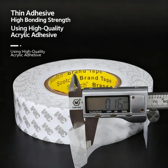 3M 9080 Strong Double Sided Adhesive Tape 50M 5-50mm Ultra-thin Transparent No Traceless Tape High Viscosity Waterproof Adhesive