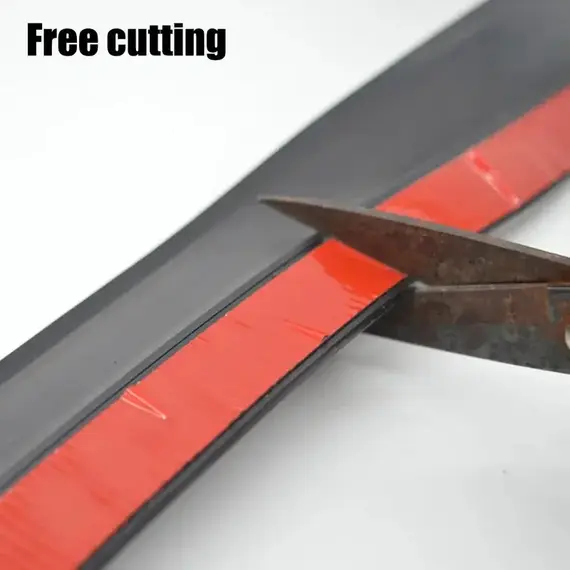 300cm Garage Door Sealing Strip Door Frame Rubber TPE Strip Weatherproof Blocker Sealer Home Window Protector Doorstop