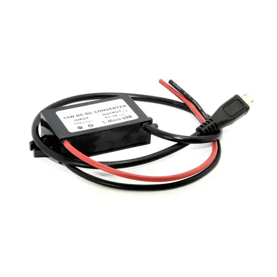 12V 24V to 5V 3A 15W Regulator Power Supply Buck Module Dual USB Type-C Micro USB Output Power Adapter DC-DC Converter for Car