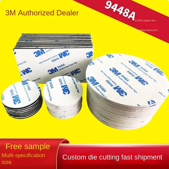 30/10PCS 3M 9448A Double-Sided Foam Tape High-Viscosity Die-Cut Hook Car Decoration Strong Thick Eva Adhesive