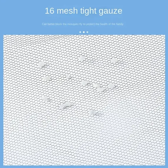 DIY Mosquito Net for Bed Window Home Textile the Mesh Indoor Self-adhesive Anti-insect and Fly Screen Curtains Garden