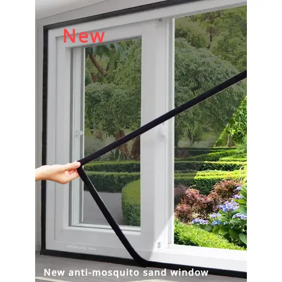 DIY Mosquito Net for Bed Window Home Textile the Mesh Indoor Self-adhesive Anti-insect and Fly Screen Curtains Garden