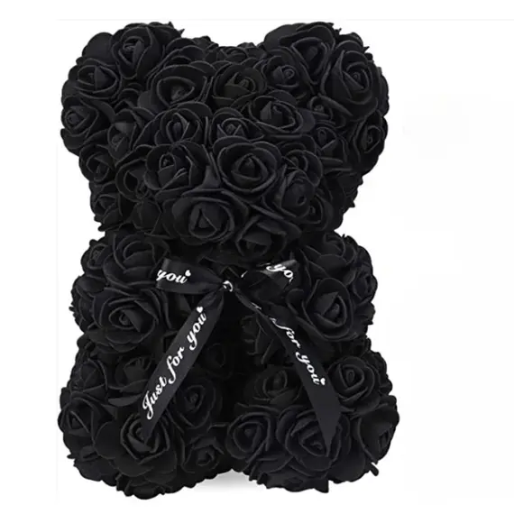 2026 Artificial Flower Eternal Rose Teddy Bear for 520 Mom Mother's Day Birthday Valentine's Day Anniversary Gifts & Decorations