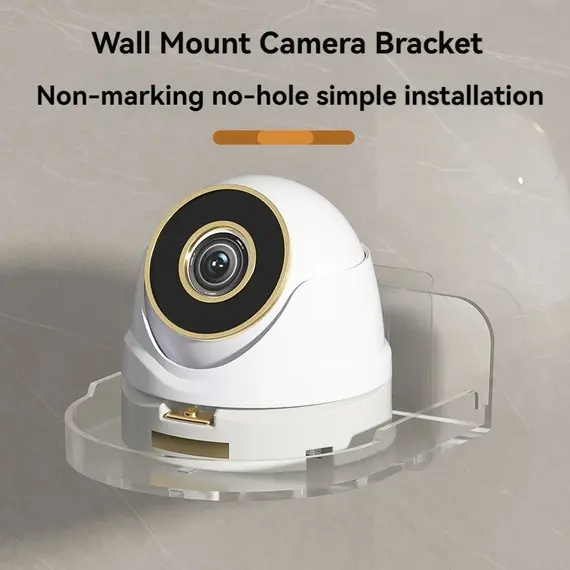 Universal Non-Drilling Wall Mount for CCTV Camera - Durable and Space-Saving Storage Holder