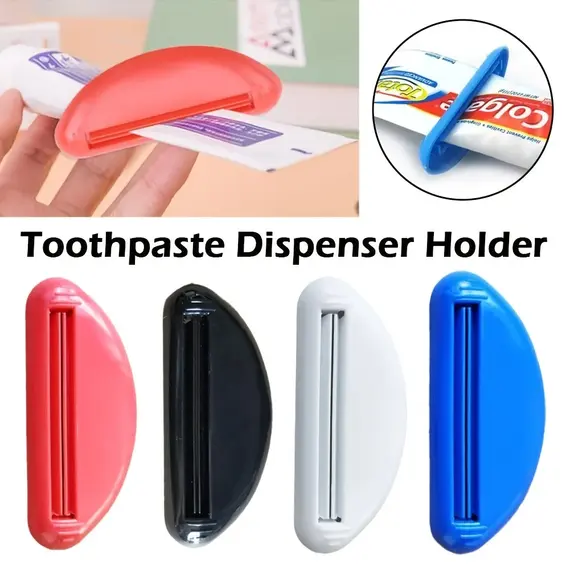 Toothpaste Squeezer Manual Squeezed Toothpaste Tube Clips Multifunction Facial Cleanser Dispenser Squeezer Bathroom Accessories