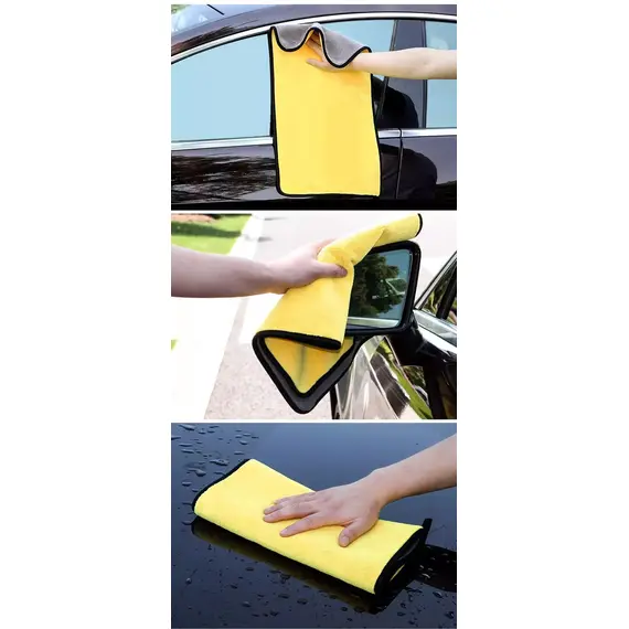 3/5/10Pcs Car Wash Microfiber Towel 30*30CM / 30*60cm Car Cleaning Drying Cloth  Care Cloth Car Wash Towel  Kitchen Towel
