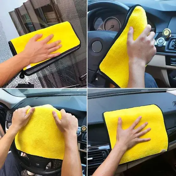 3/5/10Pcs Car Wash Microfiber Towel 30*30CM / 30*60cm Car Cleaning Drying Cloth  Care Cloth Car Wash Towel  Kitchen Towel