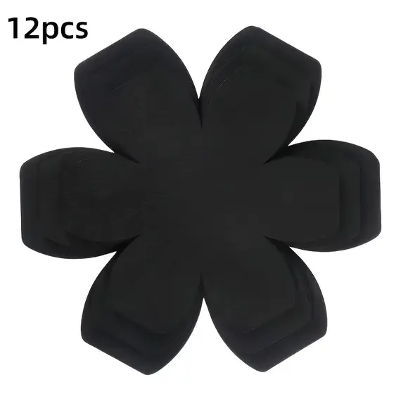 12Pcs Felt Pot Pan Protectors Anti Scratch Non-Stick Divider Pads Pan Bottom Heat Insulation Protect Kitchen Cookware Tools
