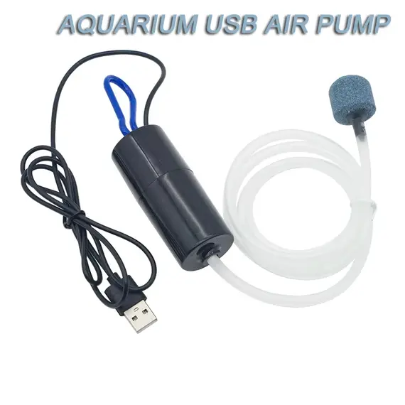 Aquarium USB Air Pump Fish Tank Silent Air Compressor Aquarium Portable Mini Oxygenator Oxygen Aerator Aquarium Accessories 5v