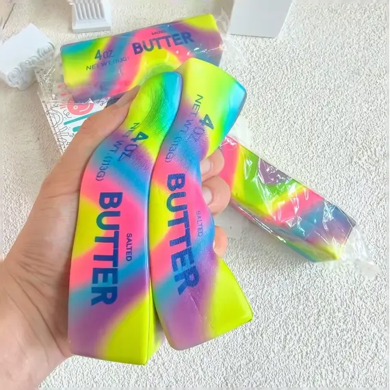 1/2/3/5PCS Soft and Kneaded Butter Sticks Hand Squeezed Adult Fidget Toy Gifts Relieve Anxiety and Stress for Young Adults