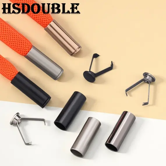 10 Sets Metal Cord End Locks Rope Ends Stopper Clips for Shoelaces Bags Garment  Lanyard DIY Crafts
