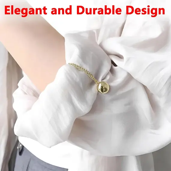 4PCS Magnetic Clothing Clips Multi-Function Magnetic Strength Buttons Clips Pinless Brooch Clips for Women Clothes Cardigans