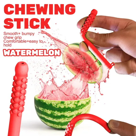 Essential Oil Diffuser Chewing Stick Silicone Chewable Stick Aromatherapy Breathing Relief for Adults Kids Anxiety Stress