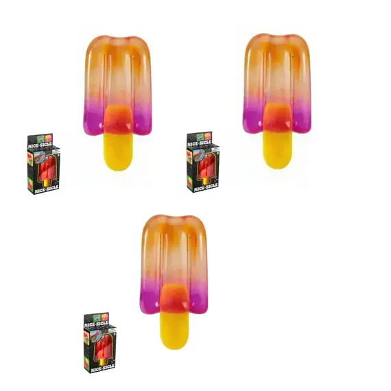 Popsicle Blind Box Cube Sensory Stress Relief Squishy Cube Anti-Anxiety Squeeze Object for Birthday Gift Toy