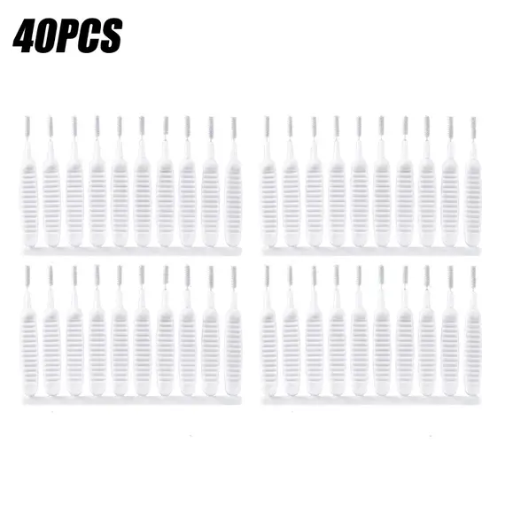 10-500PCS Shower Cleaning Brush Bathroom Micro Nylon Brush Nozzle Anti-blocking Cleaning Tools Bathroom Accessories