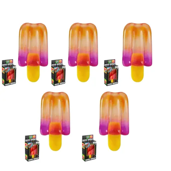 Popsicle Blind Box Cube Sensory Stress Relief Squishy Cube Anti-Anxiety Squeeze Object for Birthday Gift Toy