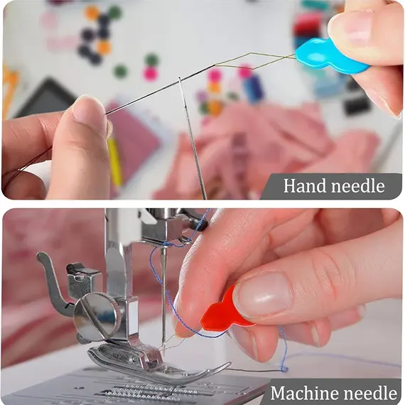 10/20/50pcs Needle Easy Device Automatic Thread Needles Sewing Tools Threader Elderly Guider Sewing Machine Supplie Accessories