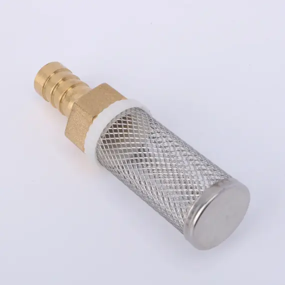 6-19mm Lengthened Stainless Steel Mesh Filter Garden Irrigation Pump Protection Hose Filter Water Cleaning Mesh Brass Filter