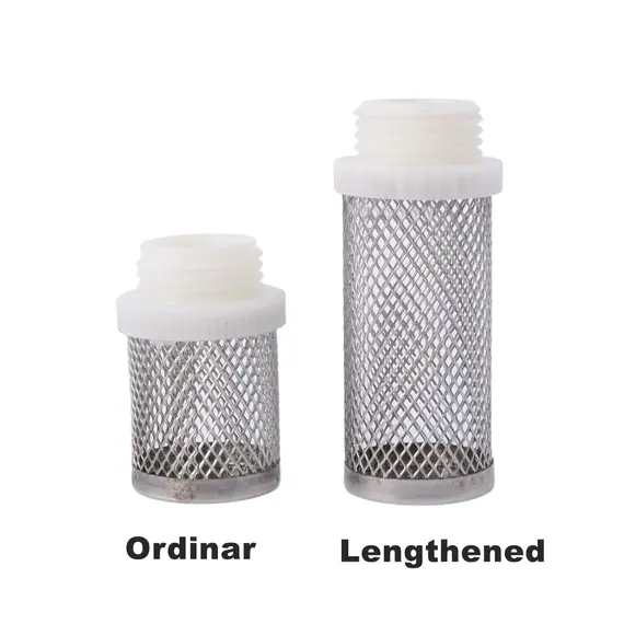 6-19mm Lengthened Stainless Steel Mesh Filter Garden Irrigation Pump Protection Hose Filter Water Cleaning Mesh Brass Filter