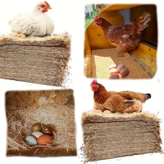 10Pcs/1Pc Nesting Liner Nest Box Chicken Mat, Nest Mat Box Liner, Chicken Coop Chicken Mat, Chick Mat Bird Nest Mat Rabbit Mat