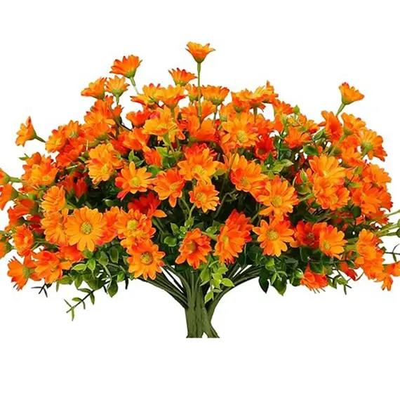 21 Heads Artificial Flower Autumn Silk Daisy Bouquet Decor Vase Home Wedding Decor Household Products Holiday Party DIY Gift Box