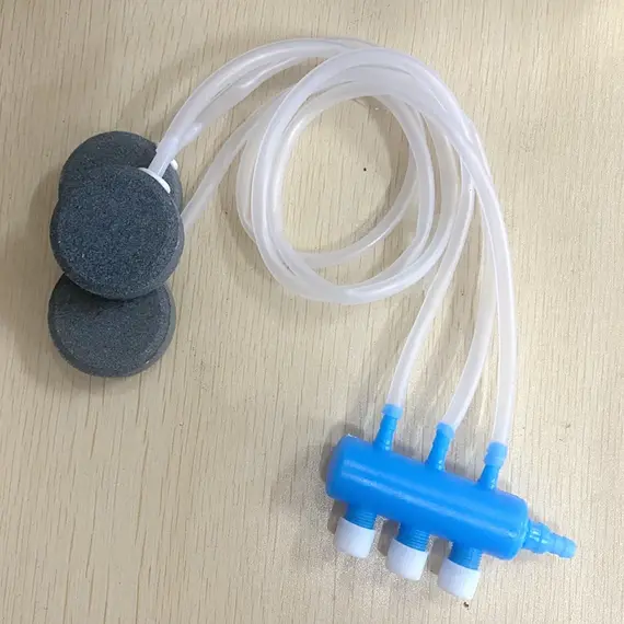 Practical Aquarium Air Pump Flow Control Valve Distributor Hose Splitter Fish Tank Pump Accessories Split-flow Oxygen Tube